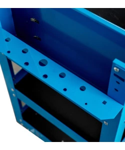 Cassettiera porta attrezzi con ruote easy system, 76x44x76 cm